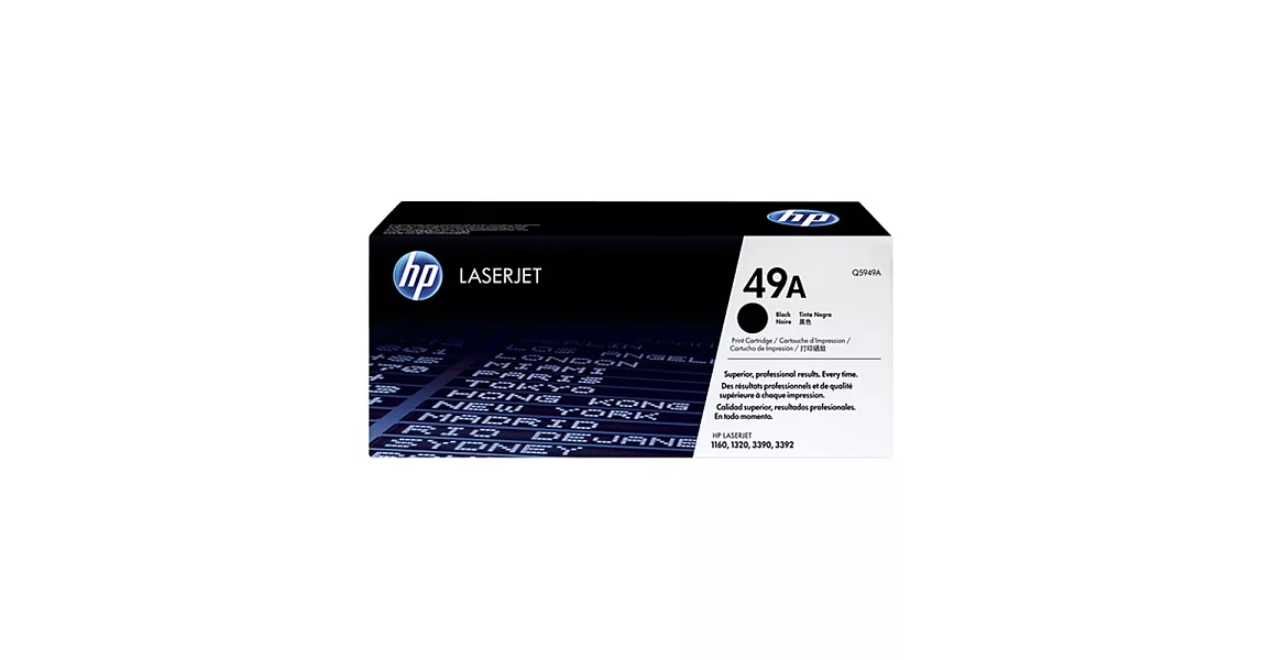 HP Q5949A 黑色原廠碳粉匣-適用於LJ-3390/LJ3392