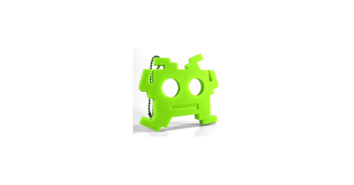 綁架外星人捲線器(耳塞式)-黃綠