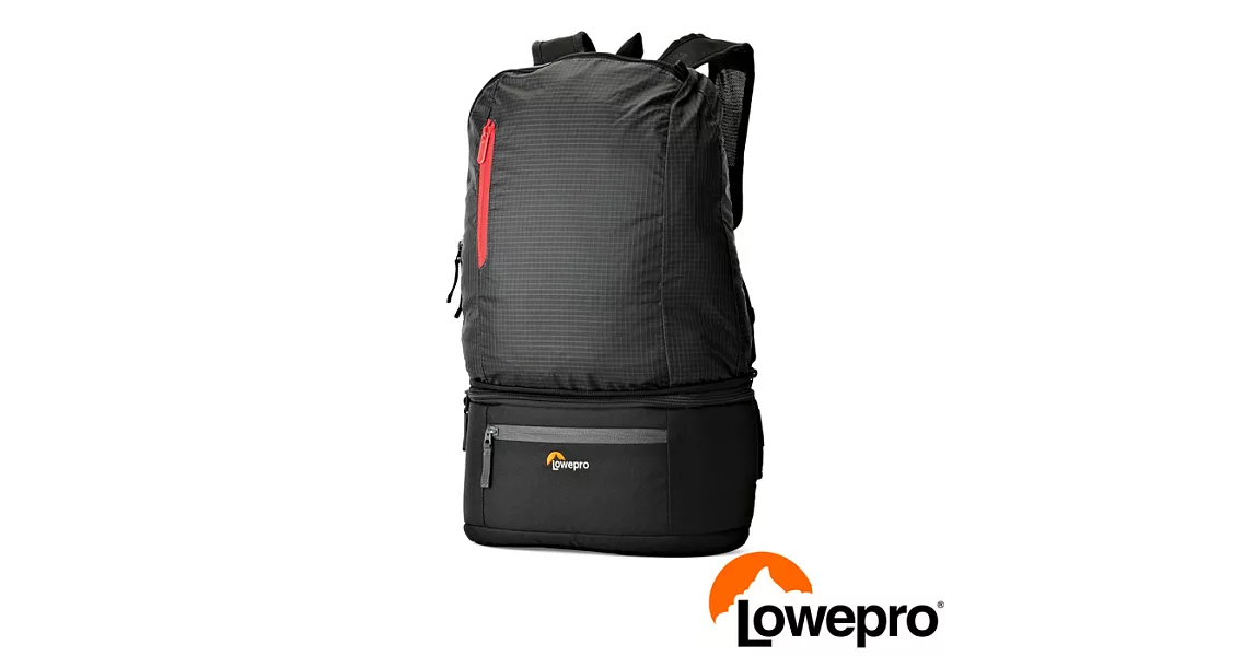 LOWEPRO 都會遊俠 Passport Duo 輕巧相機後背包 黑色 (台閔公司貨)