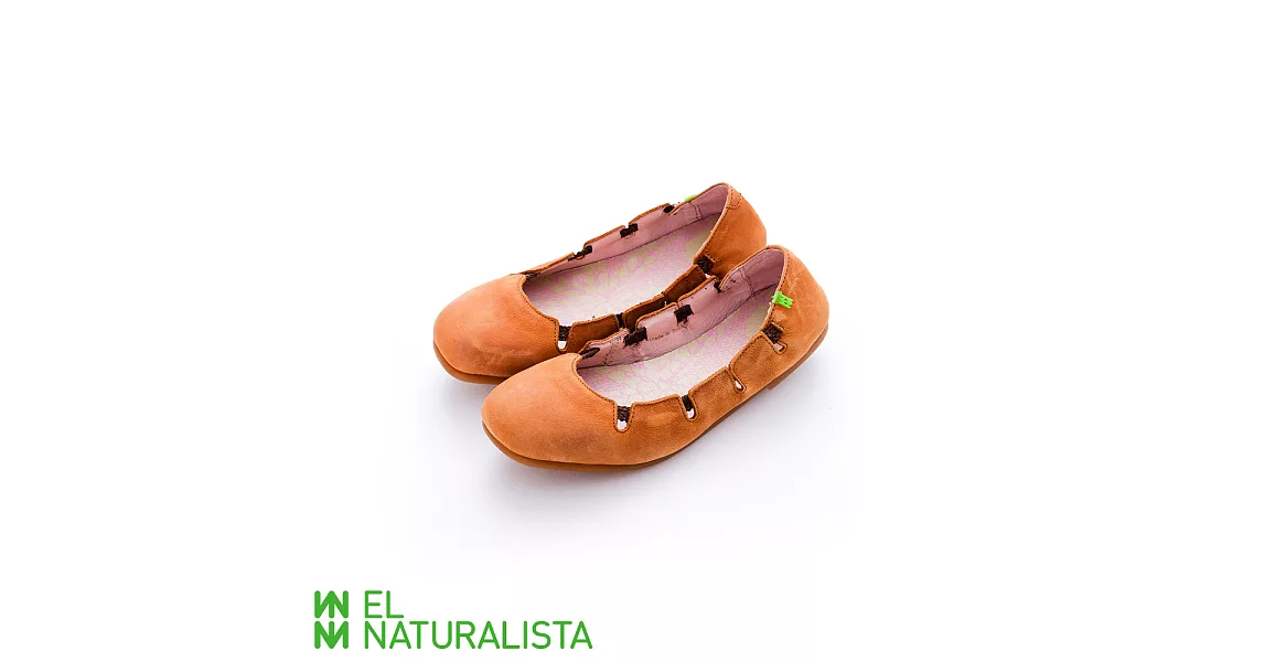 EL Naturalista(女)★CROCHÉ彈跳彎折鈎邊直套休閒鞋 - 棕色EU36棕色