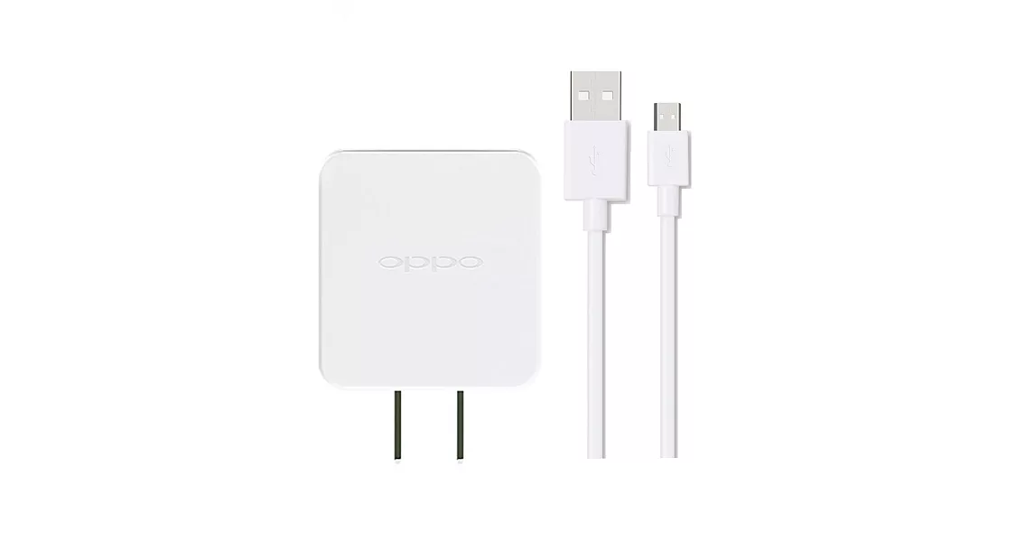 OPPO 全系列 原廠5V/2A通用旅行充電器+2A USB傳輸充電線組 (不支援閃充-台灣電檢)單色