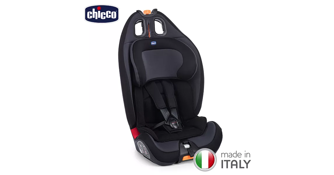 chicco-Gro-Up 123成長型安全汽座-絕對黑