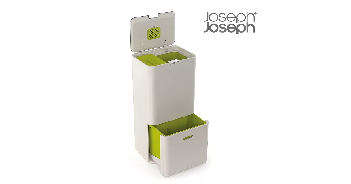 Joseph Joseph 聰明分類收納桶(白60L)