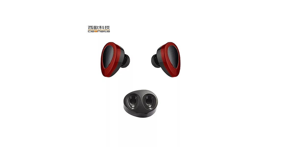 西歐科技 CME-BTK200 無線雙耳立體聲藍芽耳機黑紅