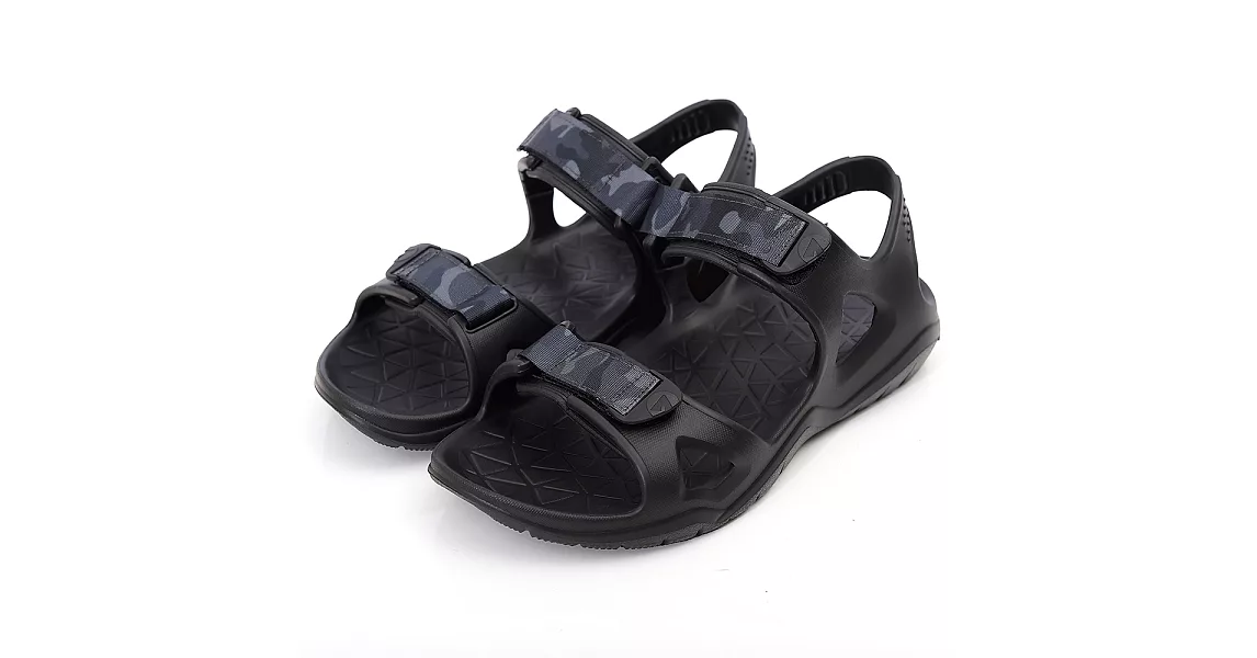 美國AIRWALK減壓緩震輕量休閒情侶涼鞋US4黑