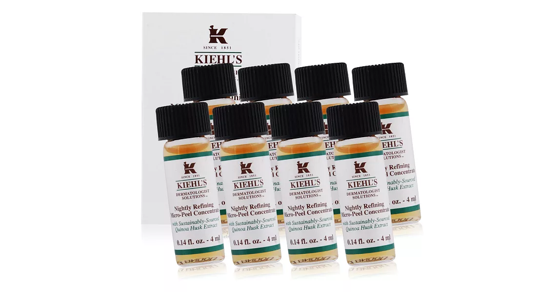 KIEHL’S 契爾氏 藜麥煥膚精華(4ML)X8 超越正貨容量組