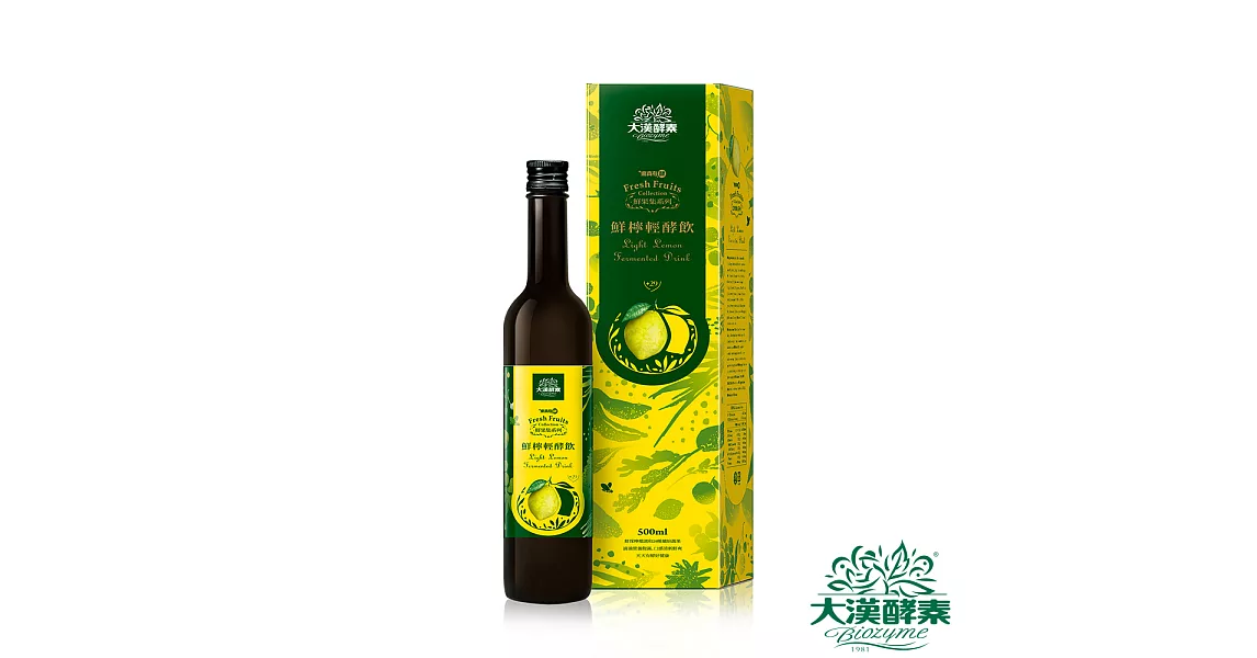 【大漢酵素】鮮檸輕酵飲(500mLx1瓶)