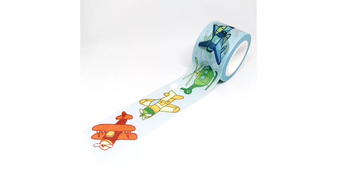 寶包小島*飛機紙膠帶