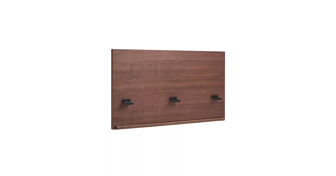 [MUJI無印良品]收納床用床頭板/胡桃木/Q/雙人加大