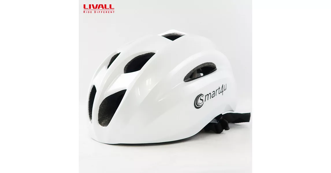 LIVALL - Smart4u SH20 智慧型自行車安全帽珍珠白