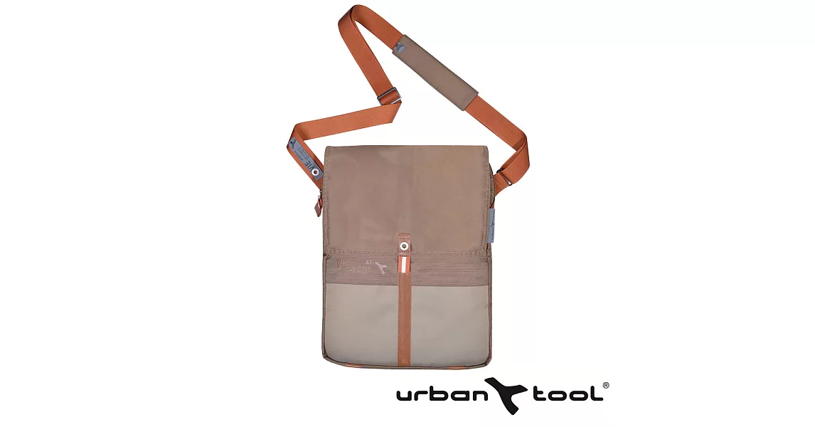 URBAN TOOL reporterBag 城市精靈電腦三用包 (鐵銹棕/適用 15 吋筆電)