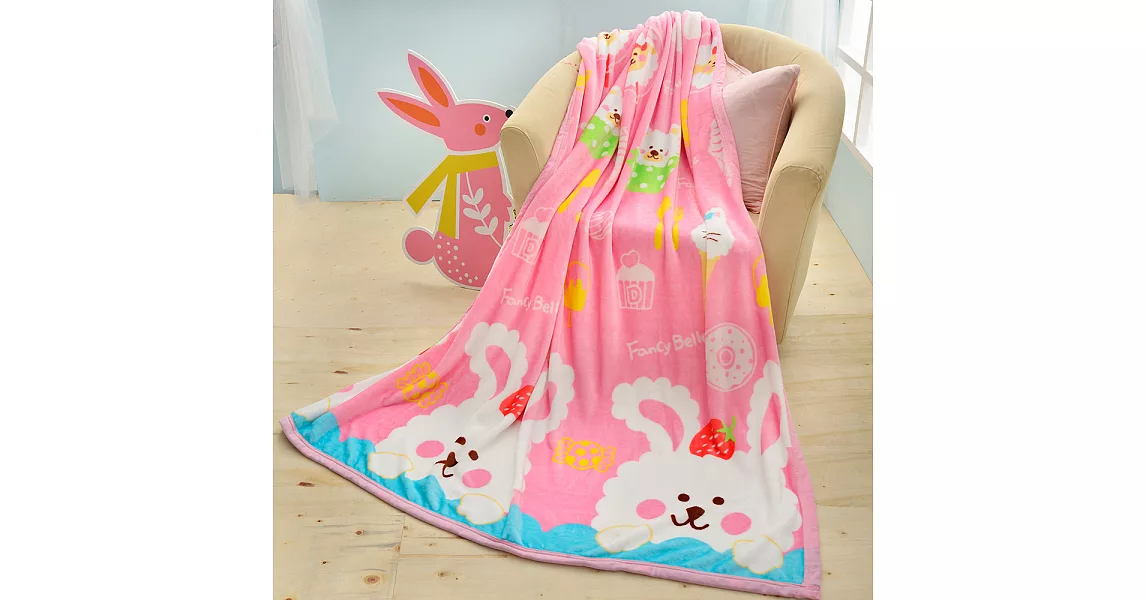 義大利Fancy Belle《甜點樂園》雪芙絨毯150*200CM