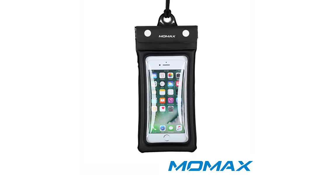 Momax 摩米士5.5吋以下智慧型手機防水袋黑