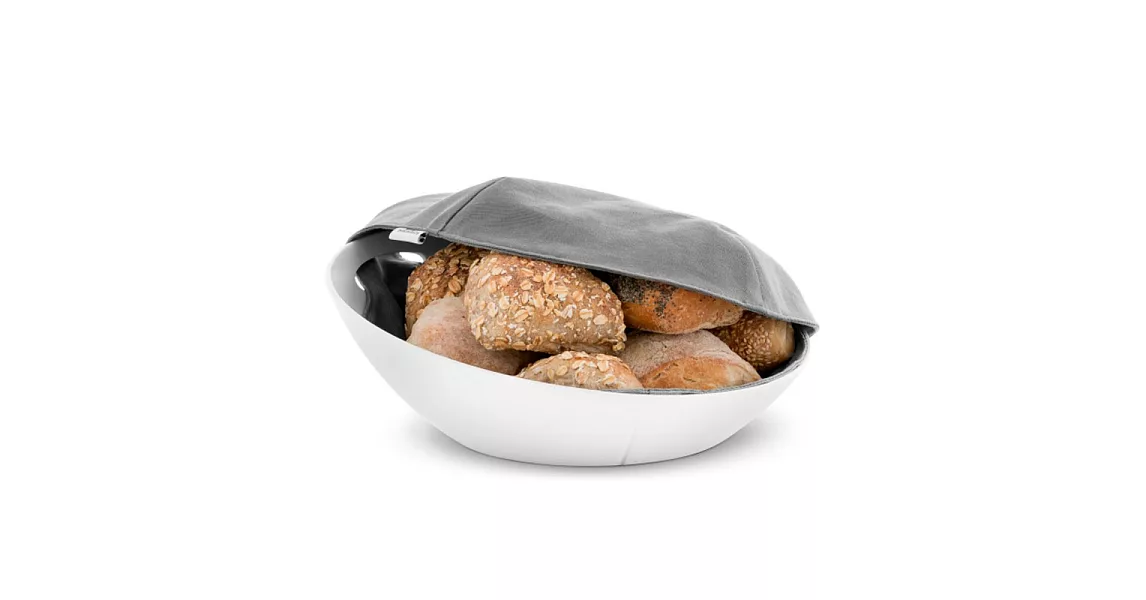 Rosendahl Grand Cru 小船麵包籃（附餐巾布）（白）