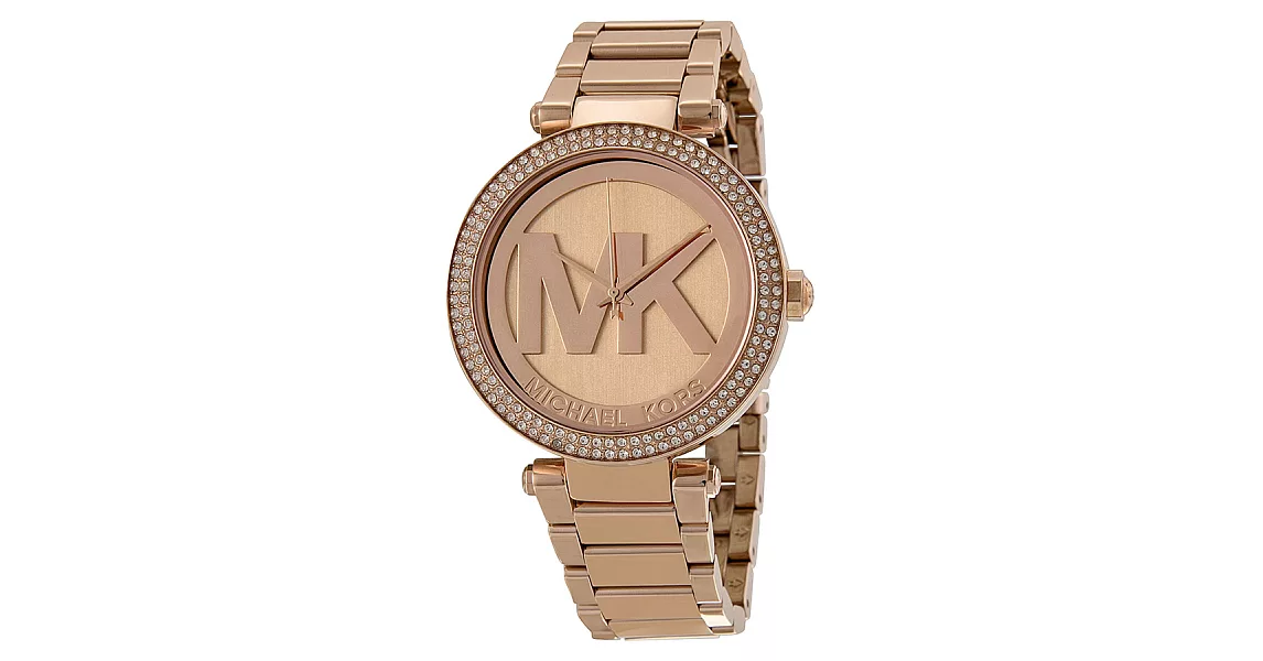 Michael Kors 玫瑰金 經典LOGO腕錶MK5865