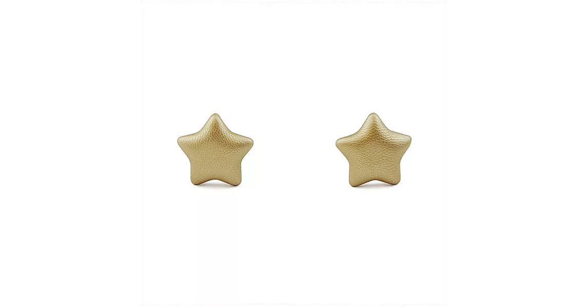 Snatch 皮革星星手工耳夾-金 / Leather Star Ear Clip