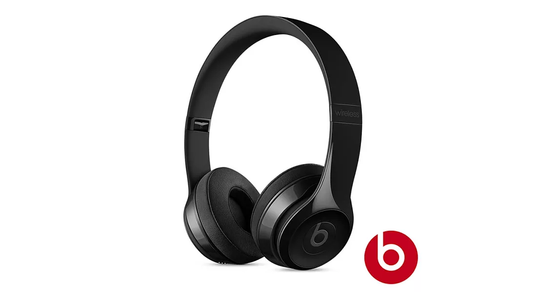 Beats Solo3 Wireless 無線頭戴式耳機(公司貨)亮黑