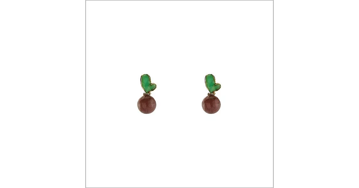 Snatch 狄蜜特果實耳環 - 莓之果 / Fruit Of Demeter Earrings - Berry