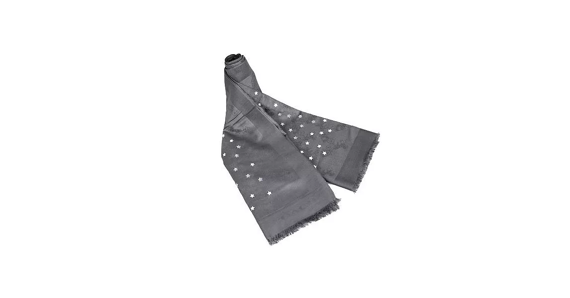 COACH 閃耀星星羊毛圍巾-灰色（現貨＋預購）灰色