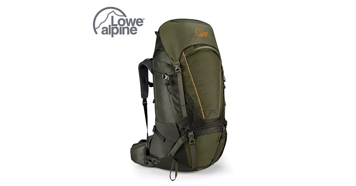 Lowe Alpine Diran 65:75 重裝背負 登山背包 苔癬綠 #FMQ05