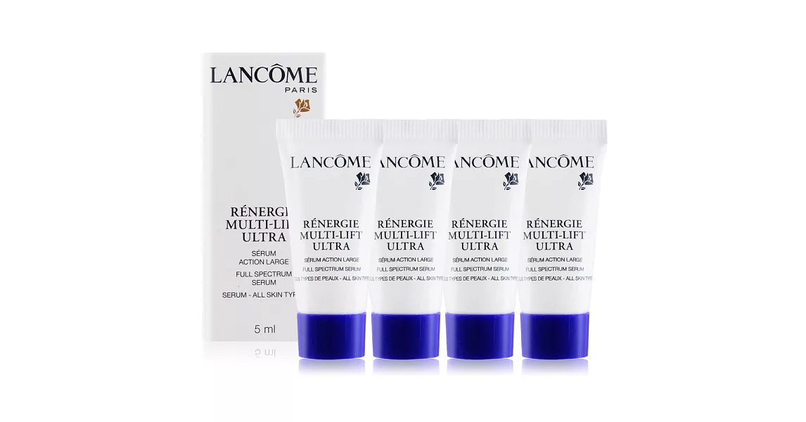 LANCOME 蘭蔻 超緊顏白金淡斑精粹(5ml)X4-百貨公司貨