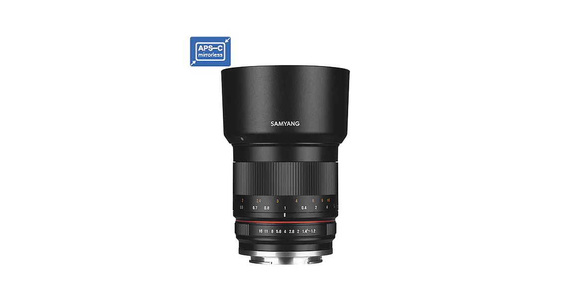 SAMYANG 50mm F1.2 APS-C 微單眼手動鏡頭(公司貨 Sony-E接環)-加送LP1拭鏡筆