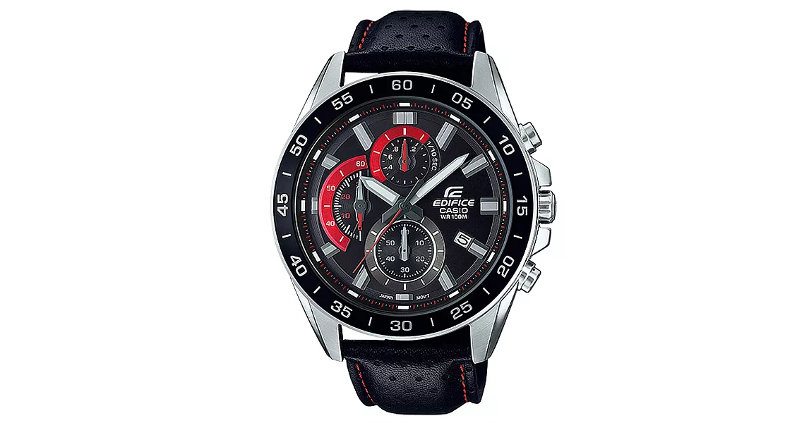 CASIO EDIFICE 扭轉時機賽車腕錶-EFV-550L-1AVUDF