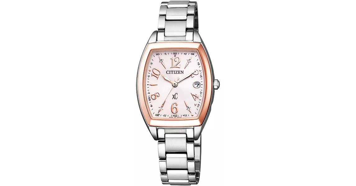 CITIZEN xC 憶戀梵蒂岡電波時計腕錶-ES9390-57W