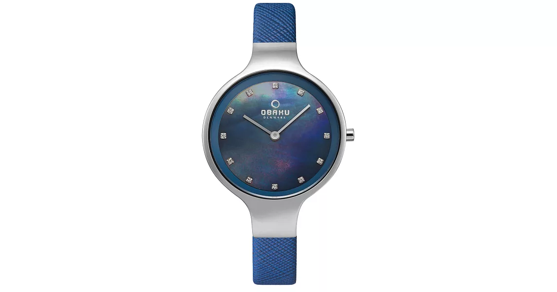 OBAKU 星光眷戀時尚皮帶錶-V173LXCLRA