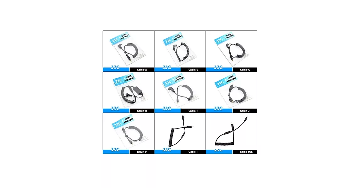 JJC槍把HR相機連接線Cable-M相容MC-DC2