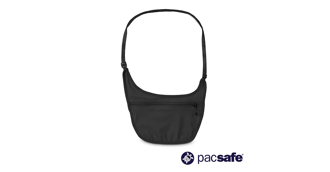 【澳洲Pacsafe】COVERSAFE S80 隱藏式掛身包 - 黑