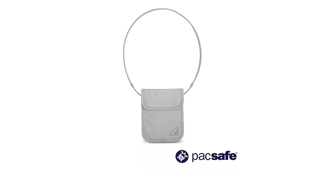 【澳洲 Pacsafe】Coversafe X75 安全貼身掛頸暗袋-灰