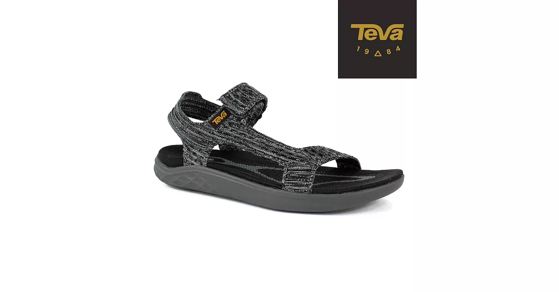 TEVA 美國 女 Terra-Float 2 Knit 輕量運動涼鞋-US6黑灰