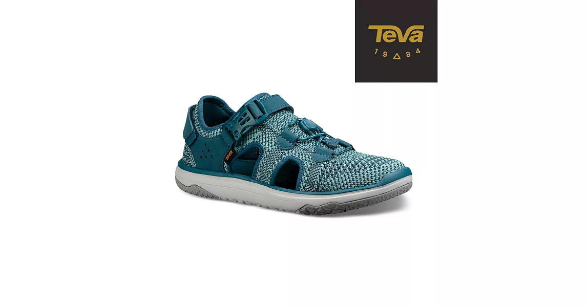 TEVA 美國 女 Terra-Float Travel 護指涼鞋-US9湖水藍