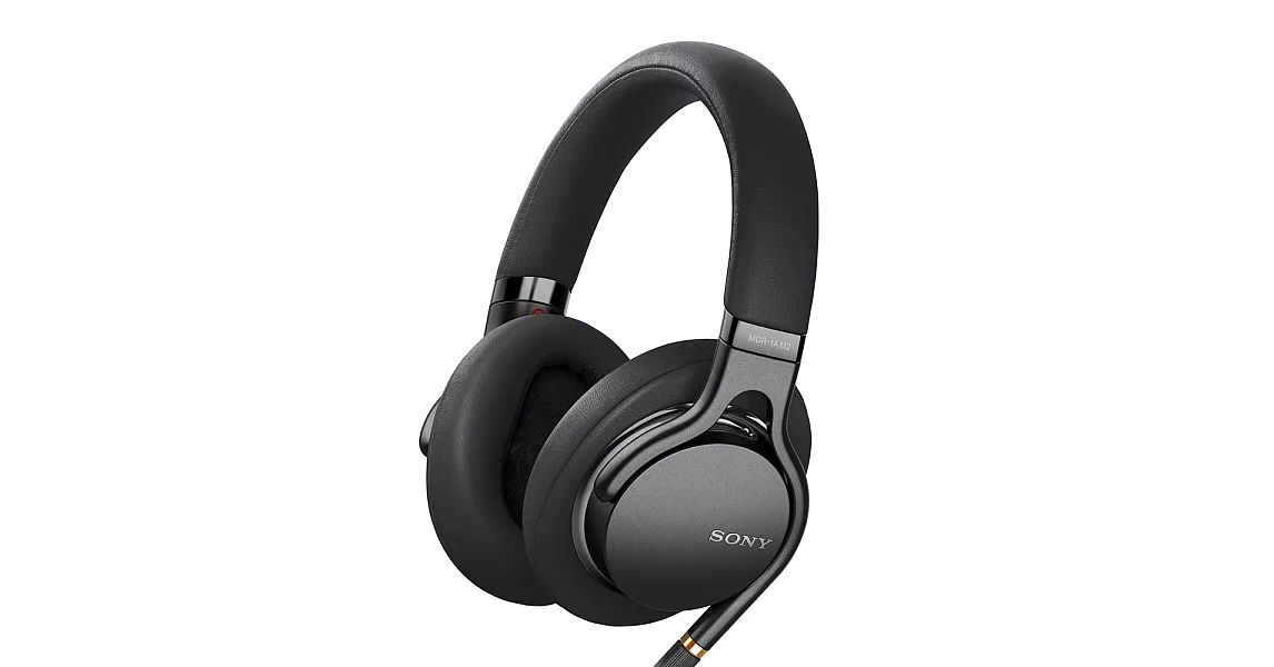 SONY MDR-1AM2 Hi-Res高解析 輕巧 線控可通話 頭戴式耳機-黑色
