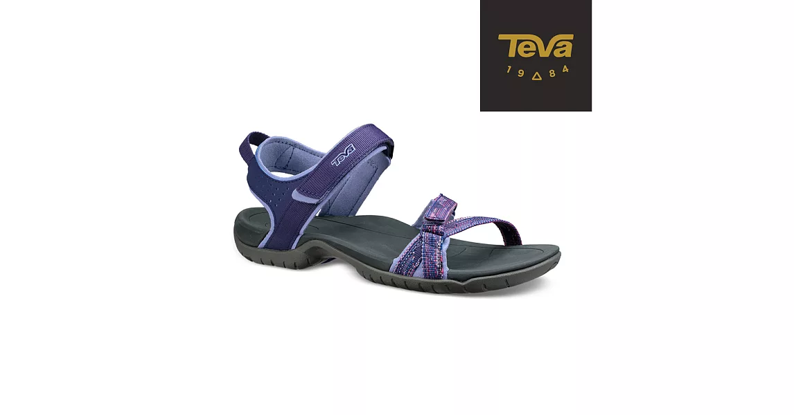 TEVA 美國 女 Verra 多功能運動涼鞋-US7彩灰紫