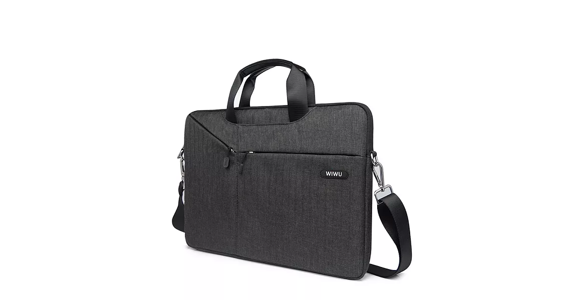 【WiWU】Shuttle laptop bag 防潑水手提電腦包 15.4吋黑色