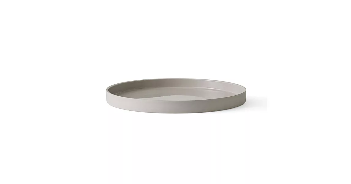 【MENU 丹麥設計家居】Cylindrical 陶瓷置物盤（麻灰）