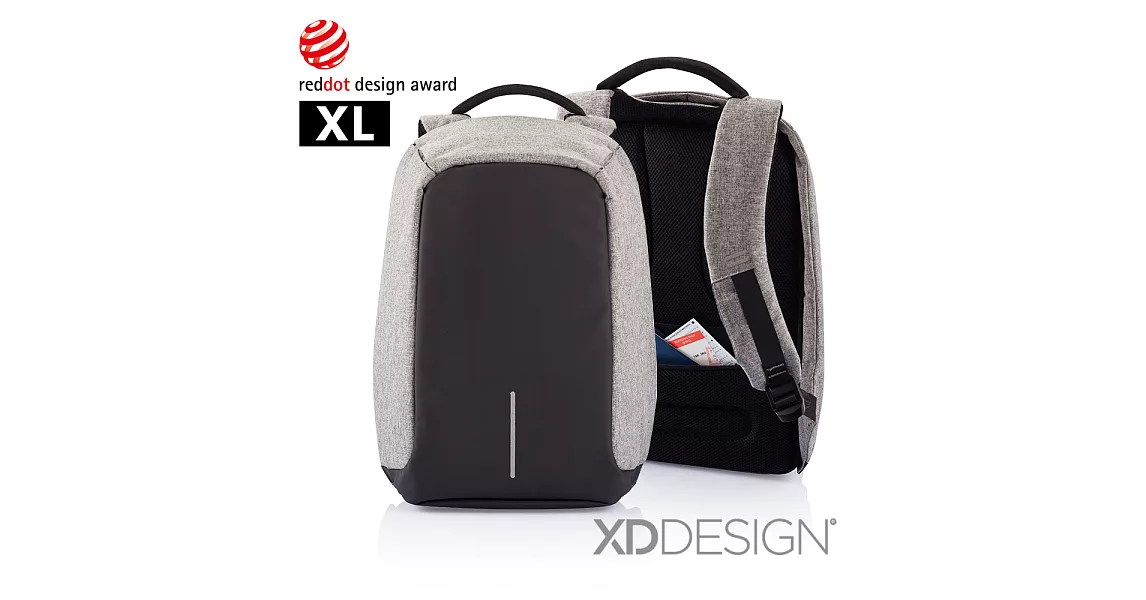 XDDESIGN BOBBY XL終極安全防盜後背包-大大灰(桃品國際公司貨)