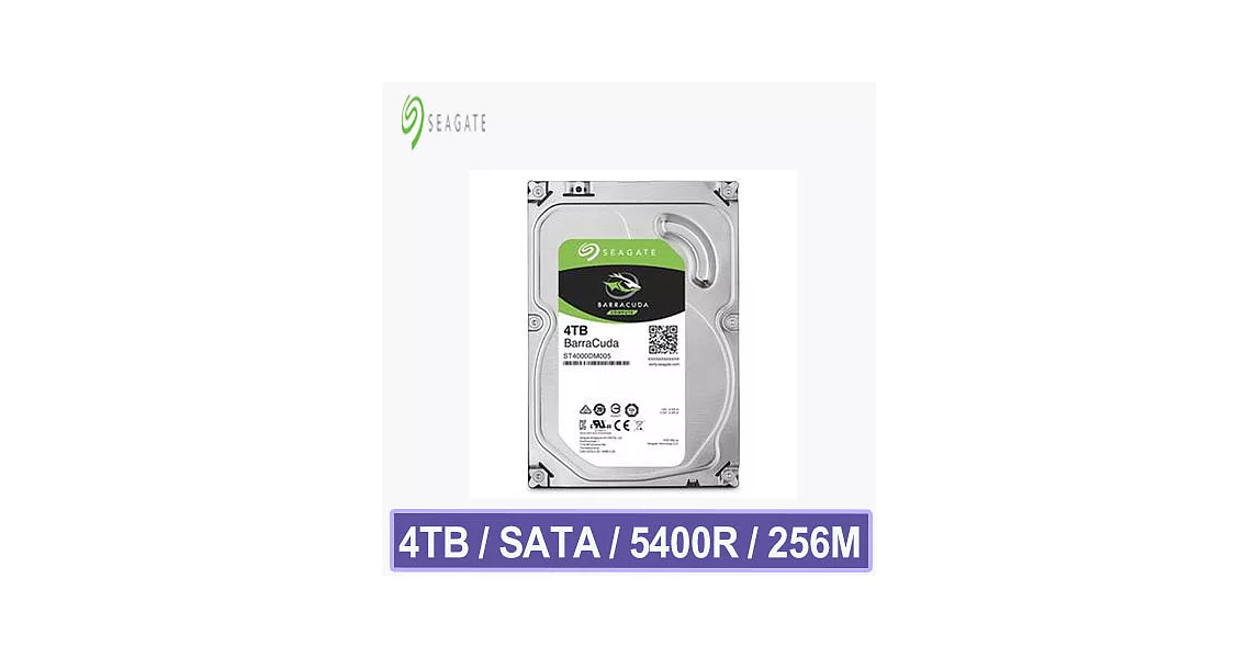 Seagate 希捷 Barracuda 4TB 3.5吋硬碟機 (ST4000DM004 )