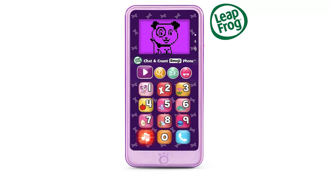 美國[跳跳蛙LeapFrog]-炫光智慧小手機(粉紫)★原廠優質玩具