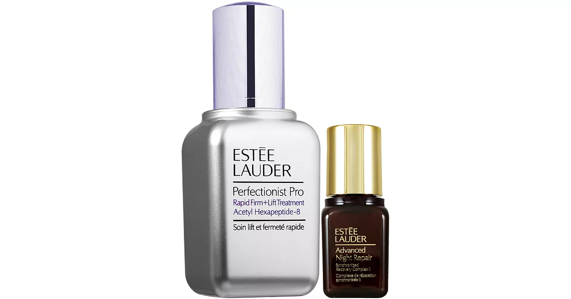 ESTEE LAUDER 雅詩蘭黛 Pro極速緊緻肌密全能精華(50ml)+特潤超導修護露(7ml)