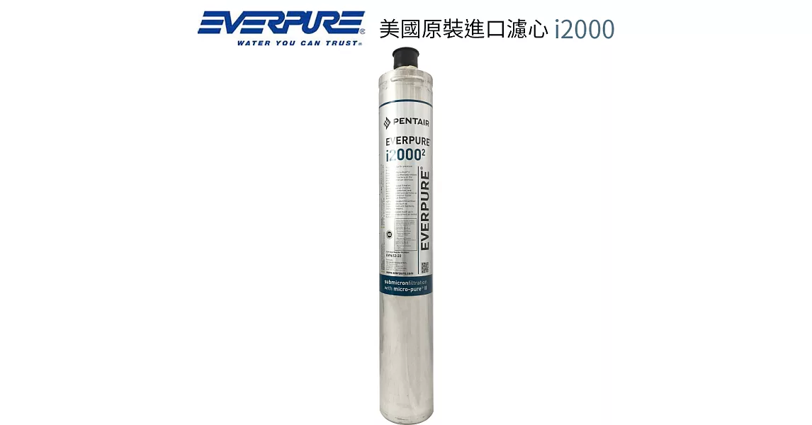 EVERPURE 美國原裝進口濾心 i2000 全新包裝