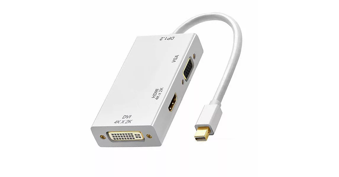 高解析Mini DP一對三轉接器 HDMI/DVI支援4Kx2K(MDP-03)