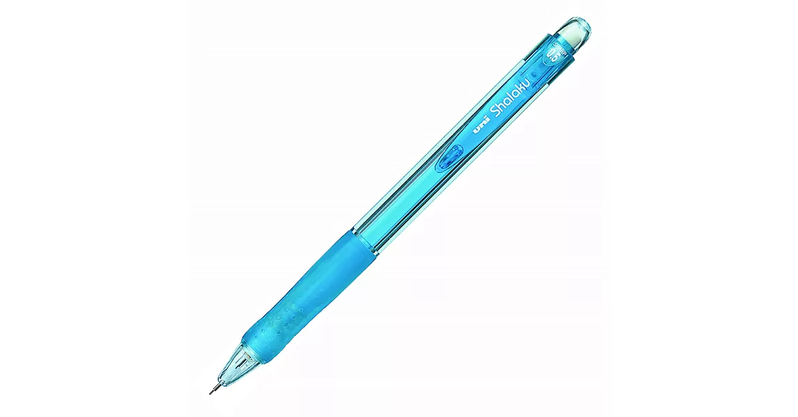 三菱M5-100寫樂自動鉛筆0.5透明淺藍