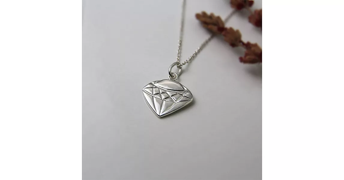 【U】Silver Spring - 妳最珍貴 鑽石純銀項鍊