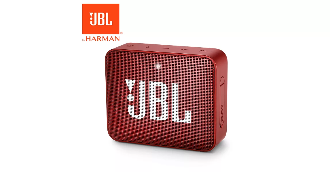 JBL GO 2 可攜式防水藍牙喇叭寶石紅