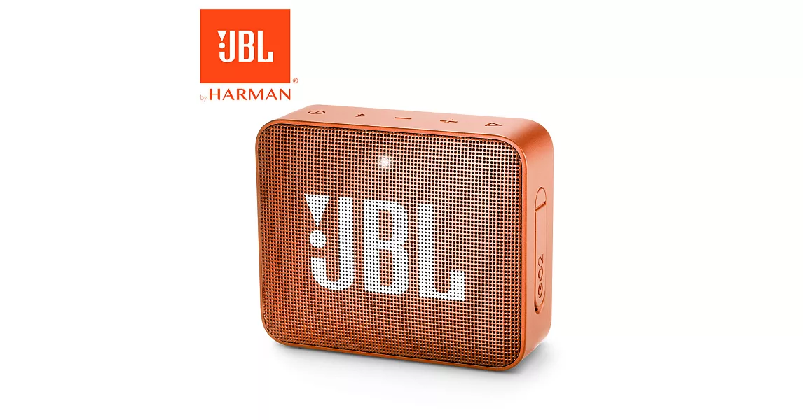 JBL GO 2 可攜式防水藍牙喇叭珊瑚橘