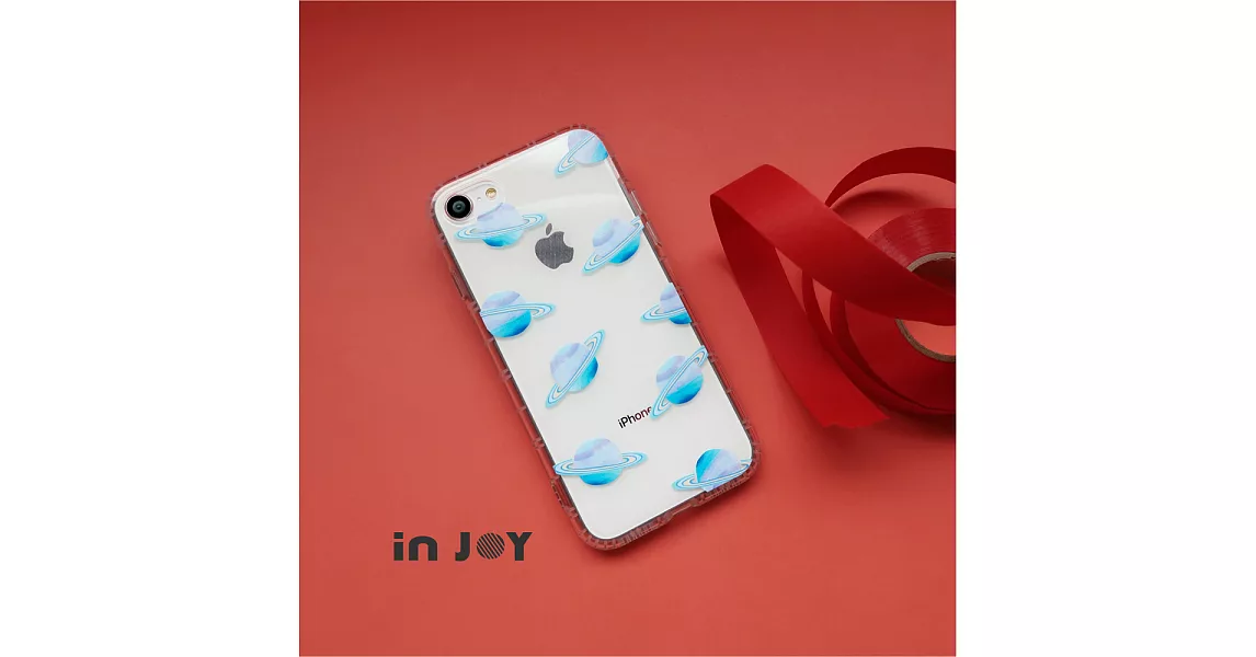 INJOYmall for iPhone 6 / 6s 粉樂星球 防摔耐震 亮面手機殼 保護殼 藍色款