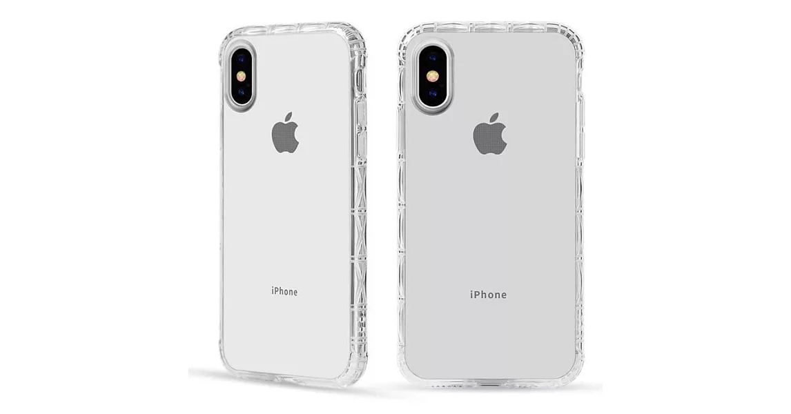 水漾 iPhone X 世代 美國軍事級防摔手機殼-iPhone Xs Max 6.5吋適用晶瑩透色